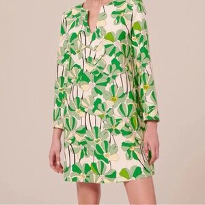 Tara Jarmon Green Floral Shift Dress, Hearts Everywhere!!!